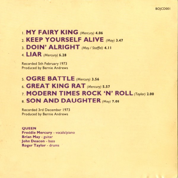 Queen  At The Beeb : Front + Inlay